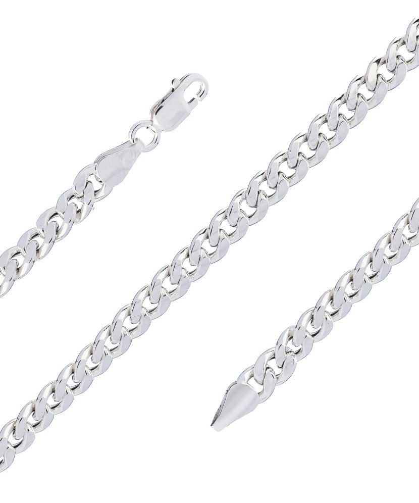 Sterling silver chain  "Curb"
