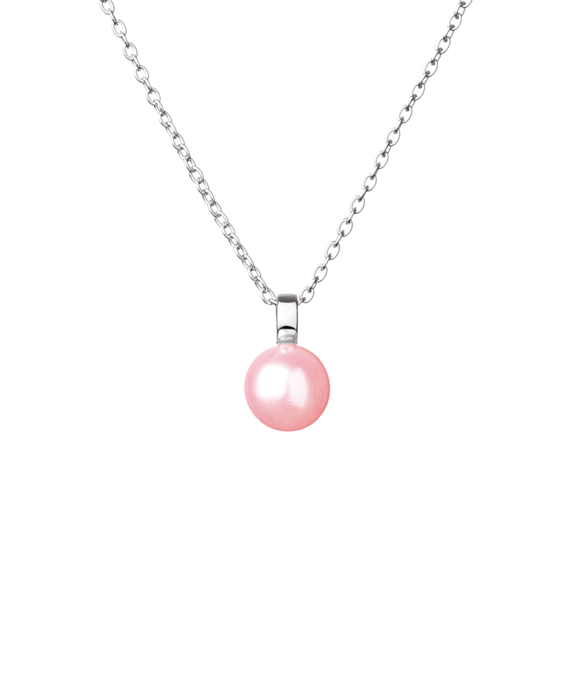 Sterling silver chain with pearl