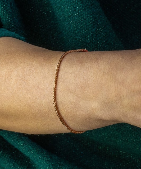 Gold bracelet "spiker" 1.6mm