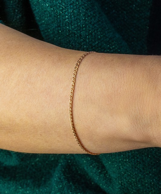 Gold bracelet "Mona Liza" 3.6mm