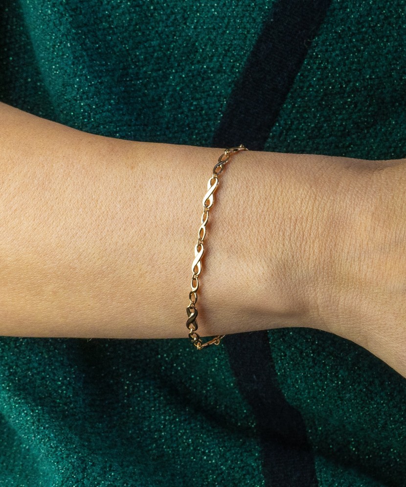 Auksinė apyrankė "Begalybė" - Auksinės apyrankės - Goldinga