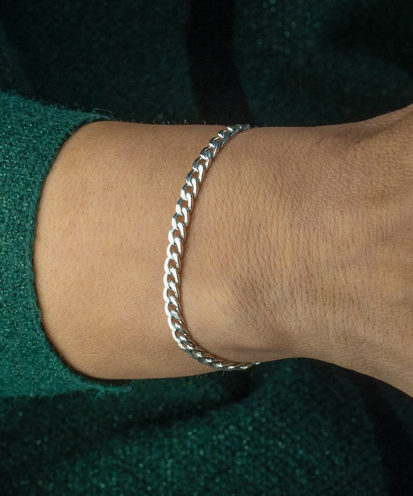Sterling Silver bracelet "Curb"