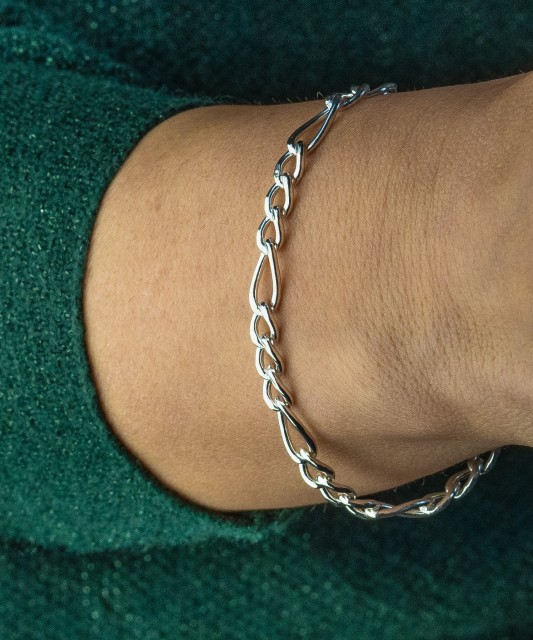 Sterling Silver bracelet "Figaro"