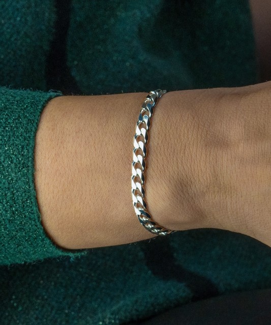 Sterling Silver bracelet "Curb"