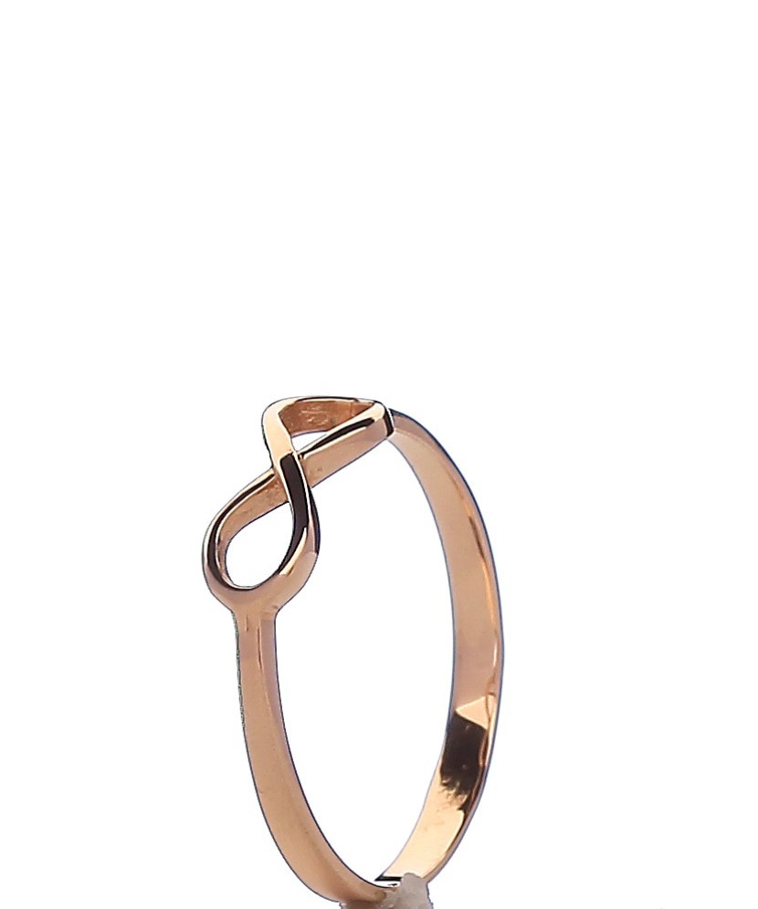 Gold ring "infinity"