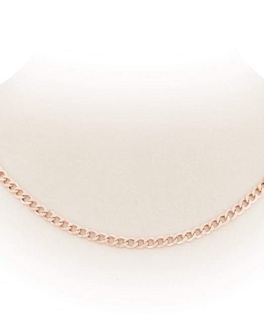 Gold chain "Curb" 3.3mm