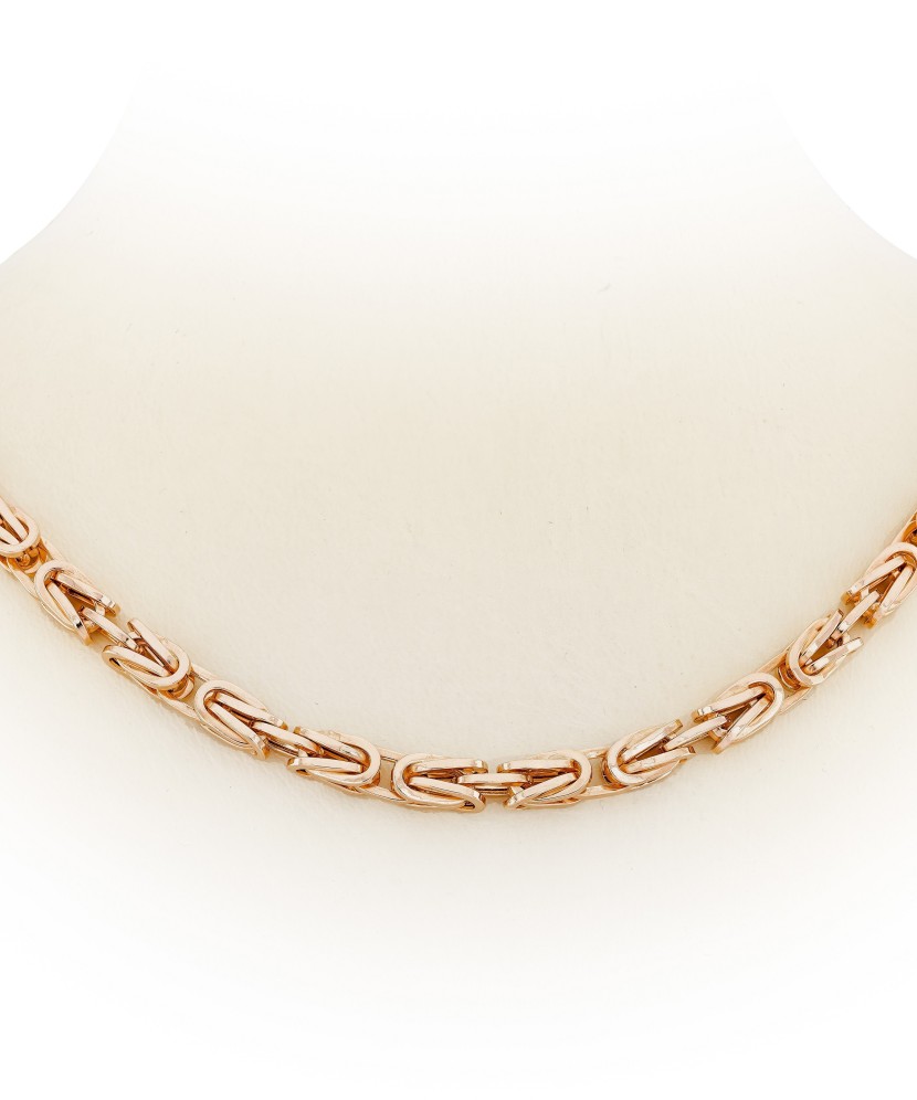 Gold chain "Royal python" 3mm