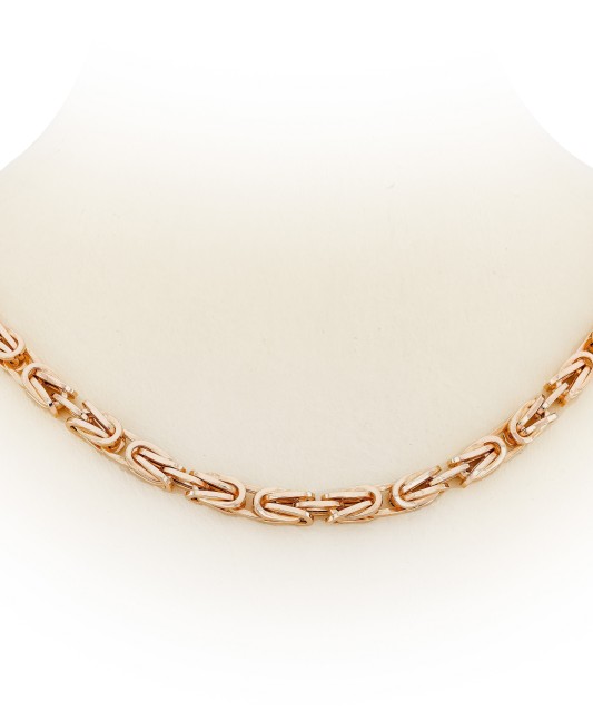 Gold chain "Royal python" 3mm