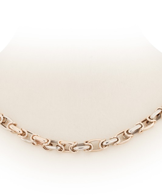 Auksinė grandinėlė "Byzantine" 6.7mm - Auksinės grandinėlės - Goldinga