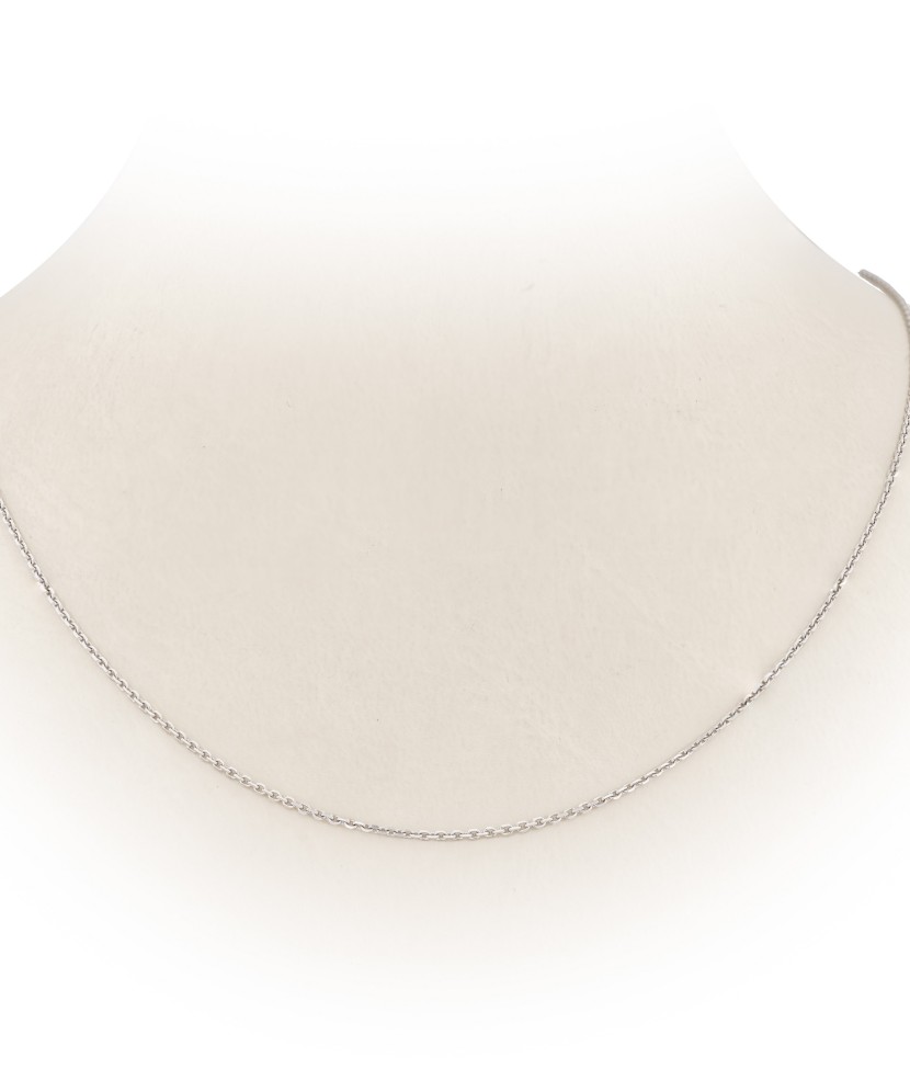 White gold chain "Anchor" 1.2mm