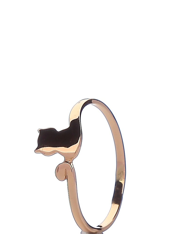 Gold ring "cat"