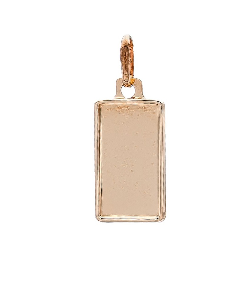 Gold pendant "plate"