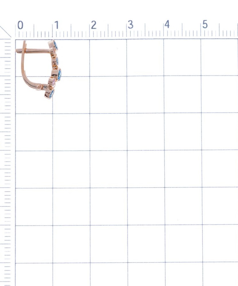 Auksiniai auskarai su cirkoniais - Auksiniai auskarai - Goldinga