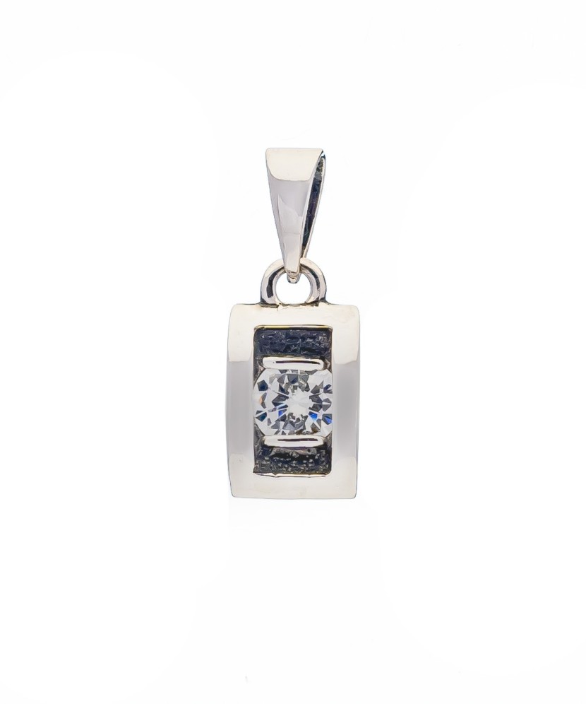 Sidabrinis pakabukas su cirkoniu - Sidabriniai pakabukai - Goldinga