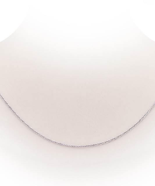 White gold chain "Spiker" 1.5mm