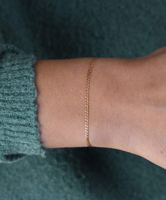 Gold bracelet "Mona Liza" 2.8mm