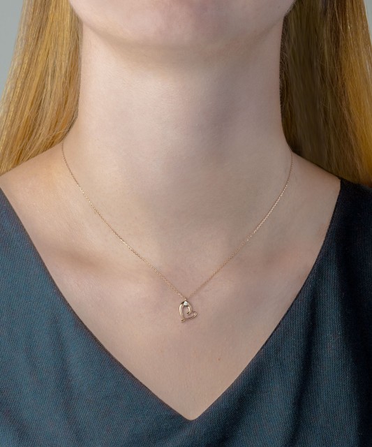 Gold chain with pendant „Heart“