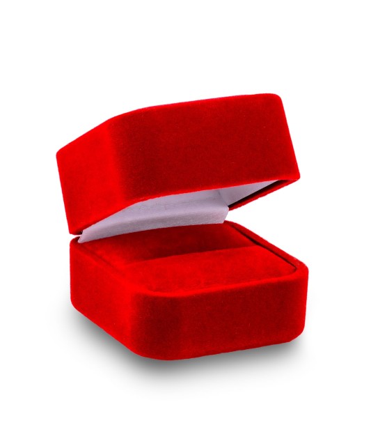 Dėžutė Maža Kvadratinė Raudona - Dėžutės - Goldinga