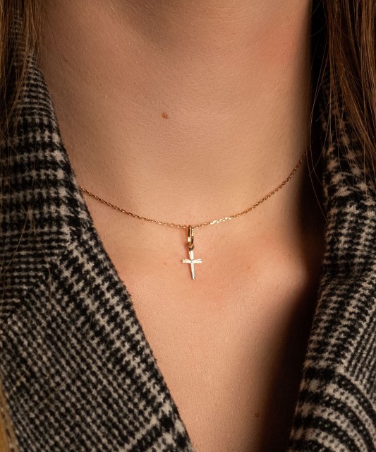 Gold pendant "cross"