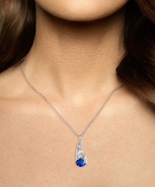 Sterling Silver pendant with zirconium "Virgo "