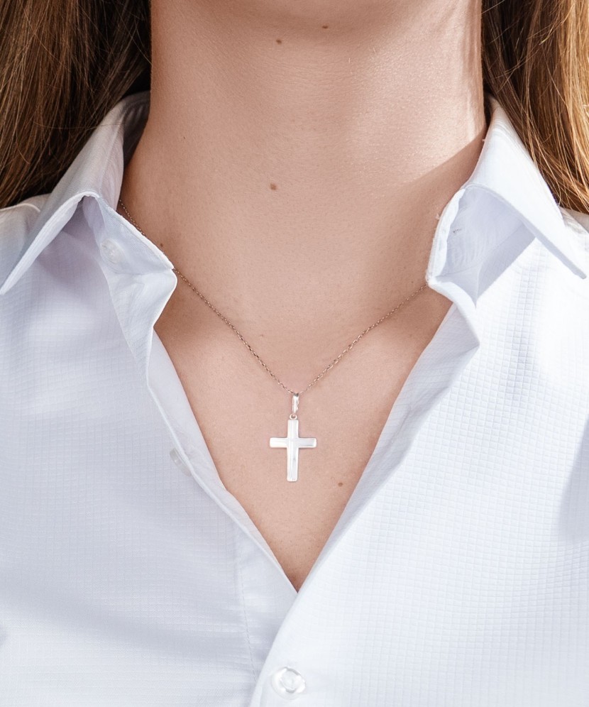 Sterling silver pendant "Cross"
