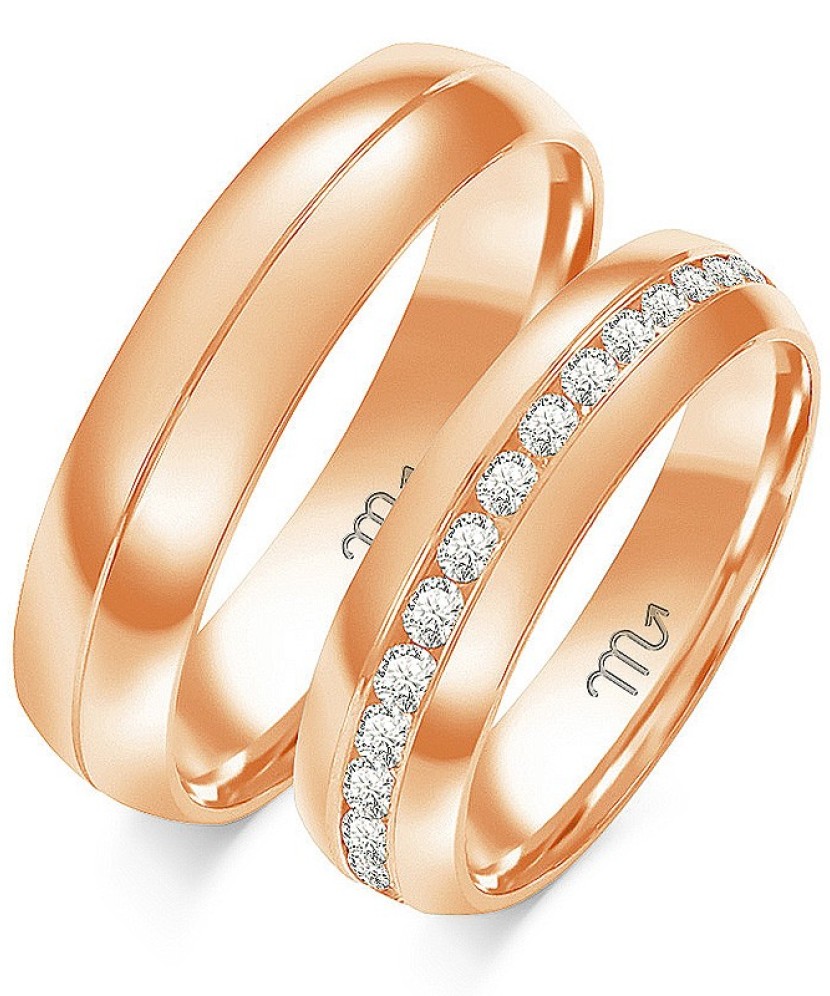 Gold wedding ring 5,5mm