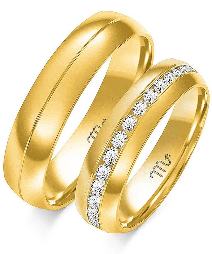 Gold wedding ring 5,5mm