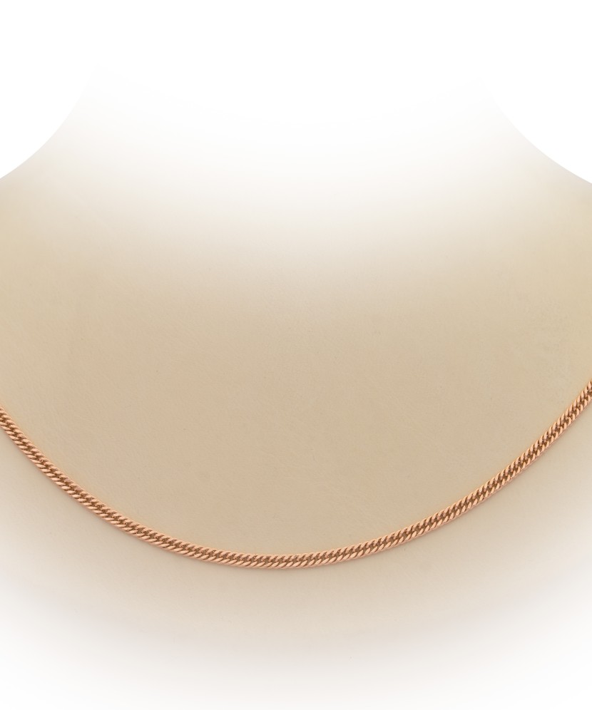 Gold chain "Double curb" 3mm