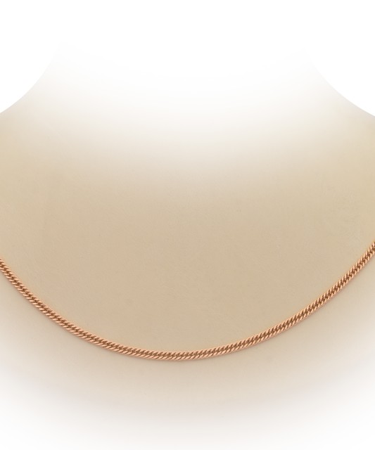 Gold chain "Double curb" 3mm