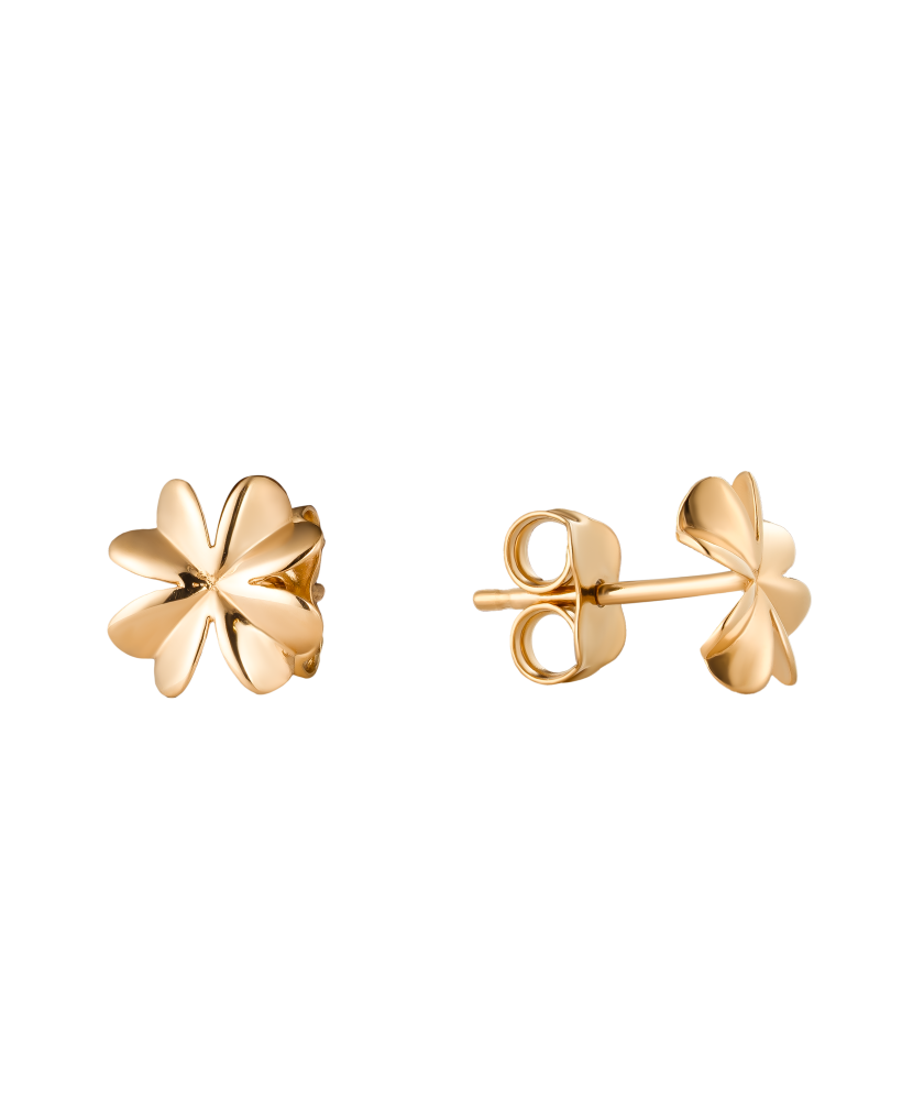 Gold earrings
