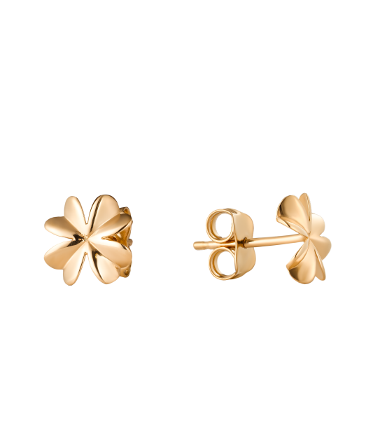 Gold earrings