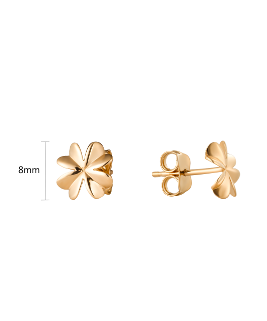 Gold earrings