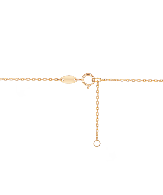 Gold chain with pendant "heart"