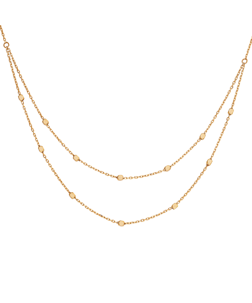 Double gold chain