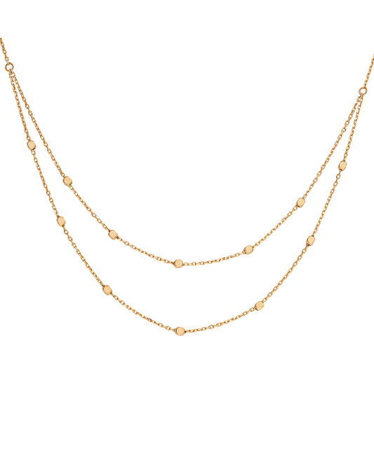 Double gold chain