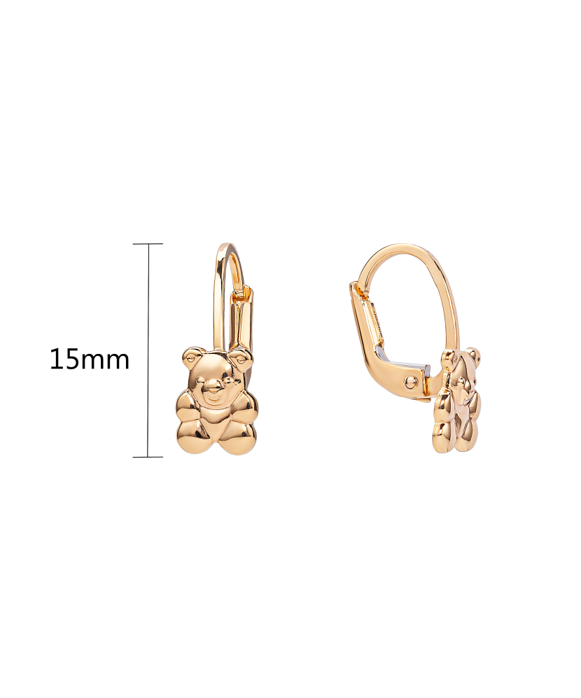 Gold children's earrings