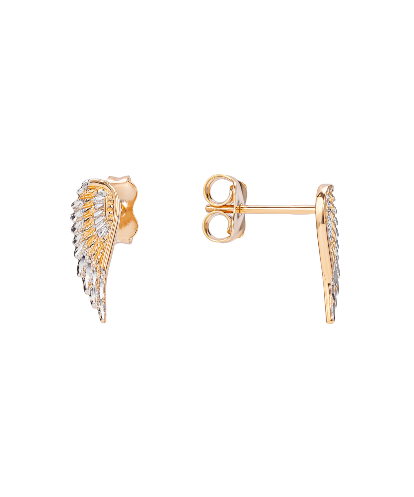 Gold earrings