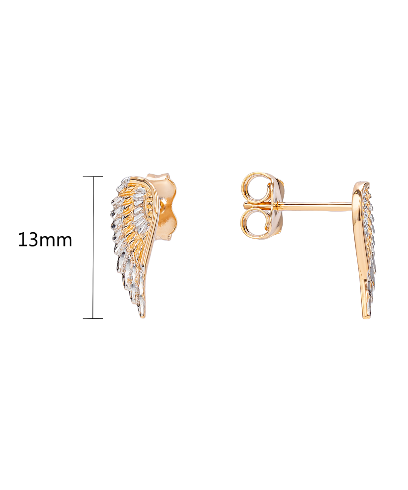 Gold earrings