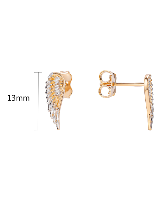 Gold earrings