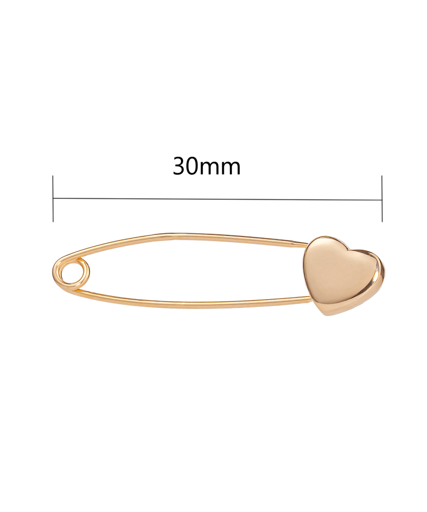Gold brooch