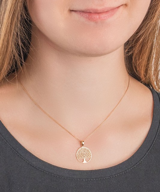 Gold pendant "Tree of life"