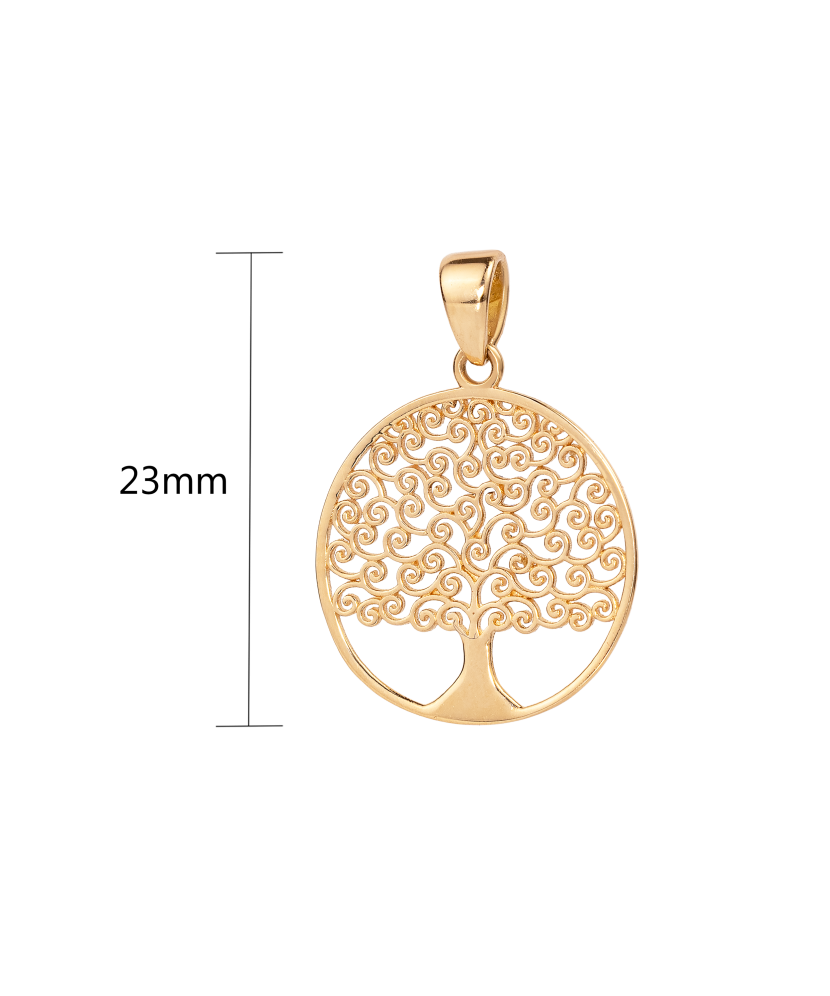 Gold pendant "Tree of life"
