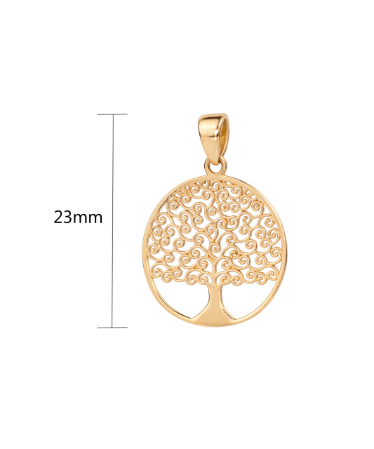 Gold pendant "Tree of life"
