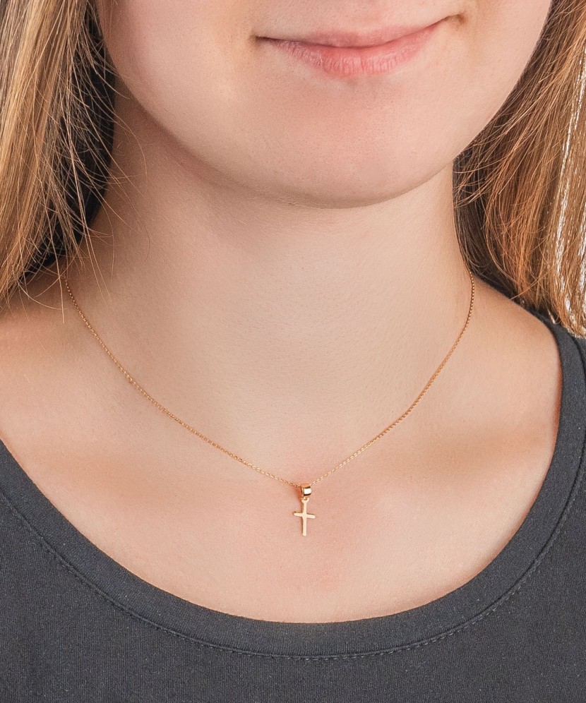 Gold pendant "cross"