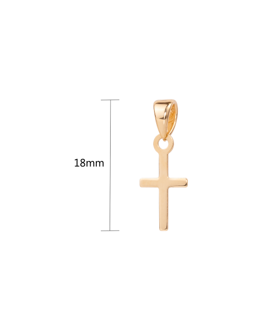 Gold pendant "cross"