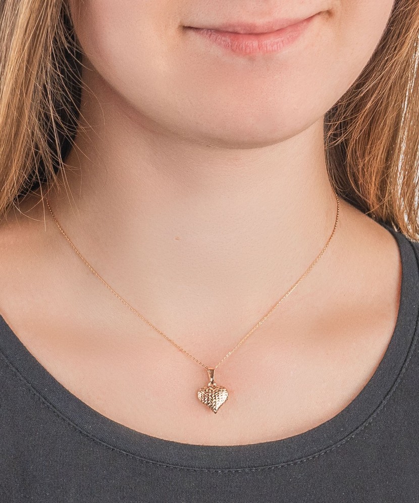 Gold pendant "heart"