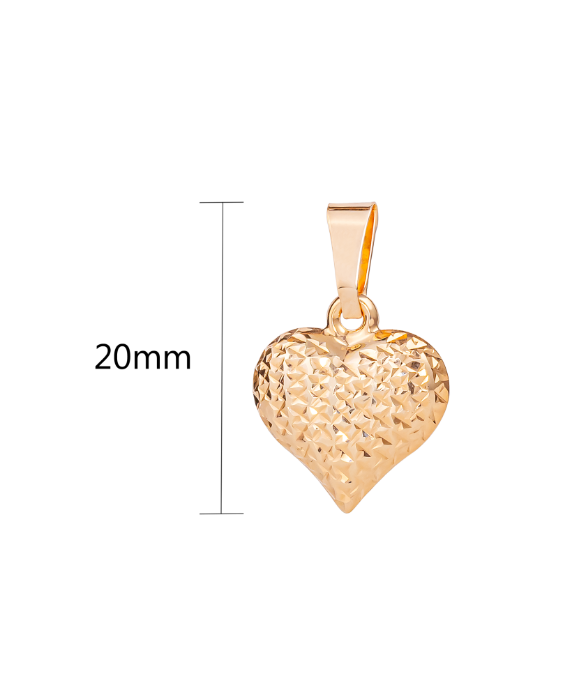Gold pendant "heart"
