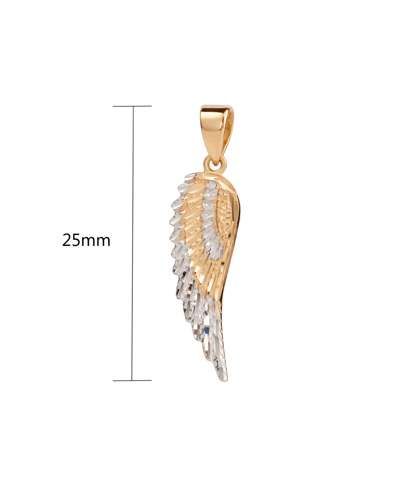Gold pendant "Angel Wing"