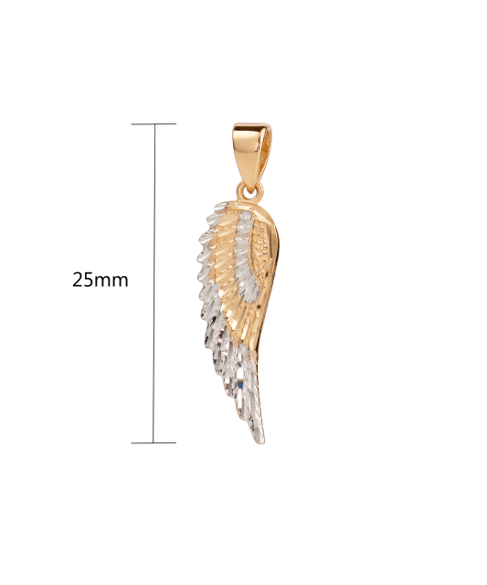 Gold pendant "Angel Wing"