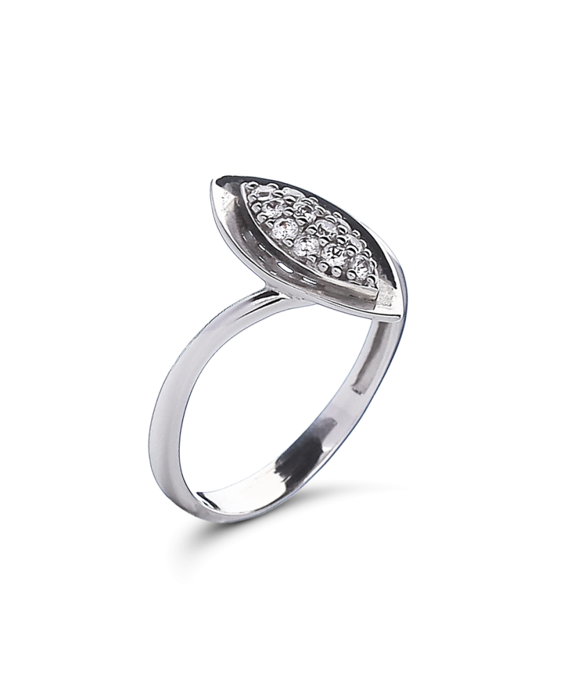 Auksinis žiedas su cirkoniais  - Goldinga